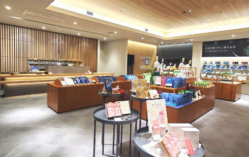 星野製茶園　店舗店内の様子